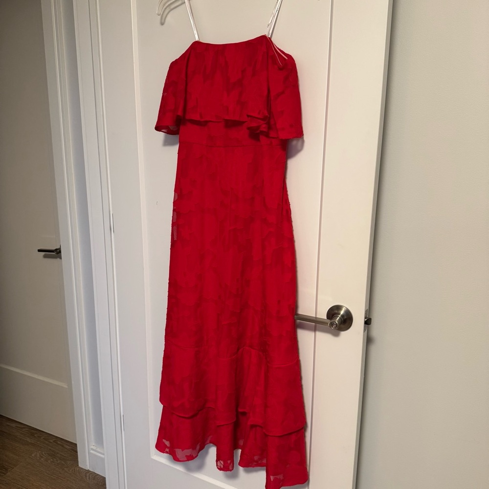 Lulu’s Sleeveless Red Midi Dresss